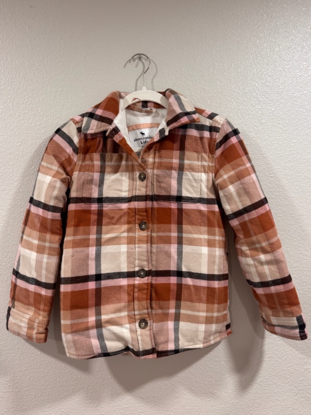 Abercrombie & Fitch Kids Flannel Jacket Size 9/10